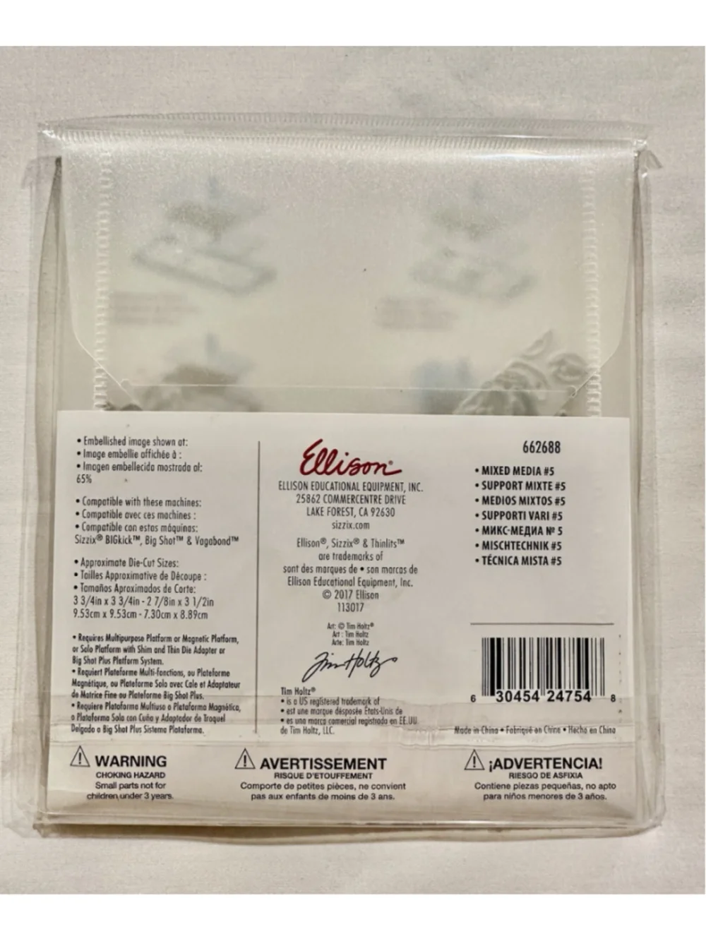 Sizzix Tim Holtz Retired 662688 Alterations Collection Mixed Media #5